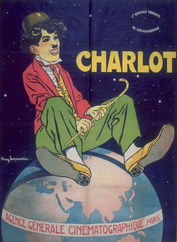 Charlie Chaplin film publicity poster: Charlot