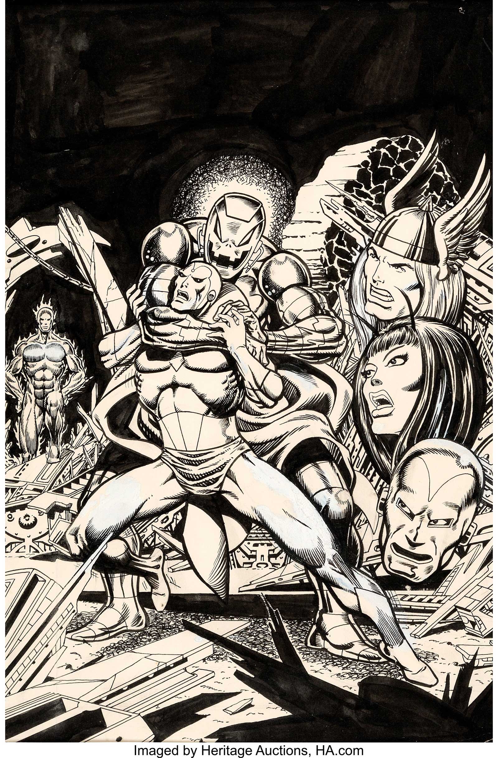 Jim Starlin Avengers #135 Cover