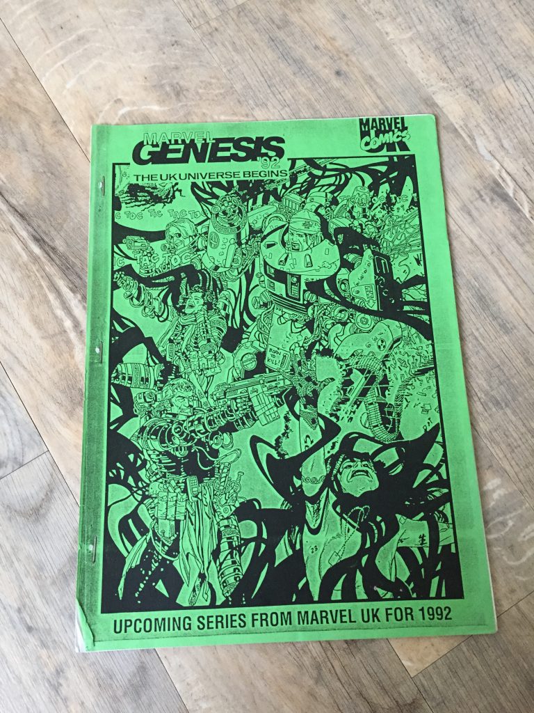 Marvel UK Genesis 1992 Booklet