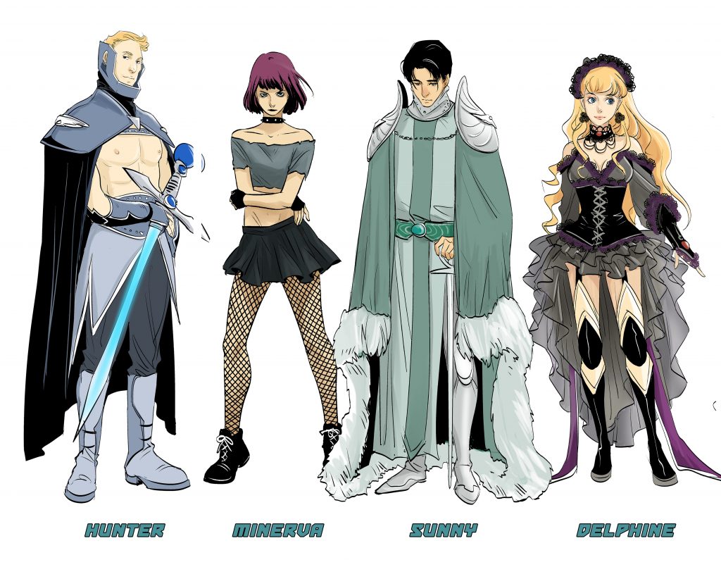 Frenemies: The Lost Planet by Monty Nero and Yishan Li Character Designs