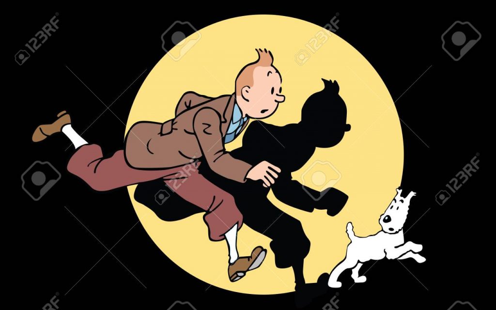 Tintin and Snowy