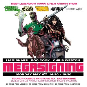Scorch Comics - 2019 Meg Signing