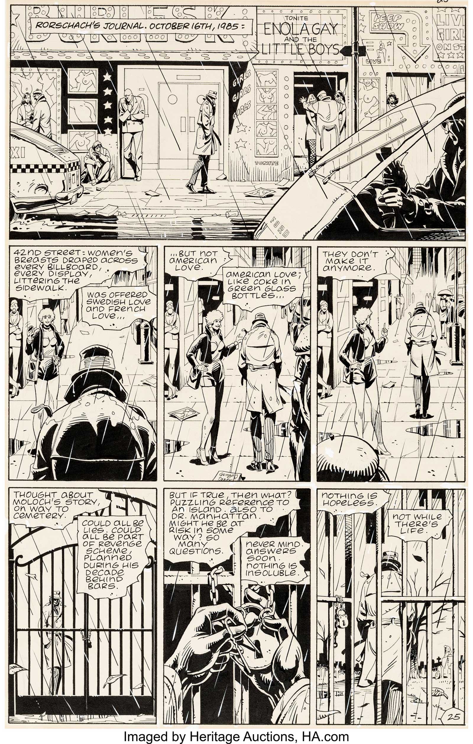 Watchmen #2 Page 25 by Dave Gibbons