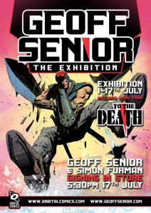 Geoff Senior Solo Exhibition - Orbital Comics 2019