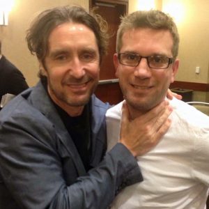Jeremy Bement (right) and some random fan of Panel to Panel