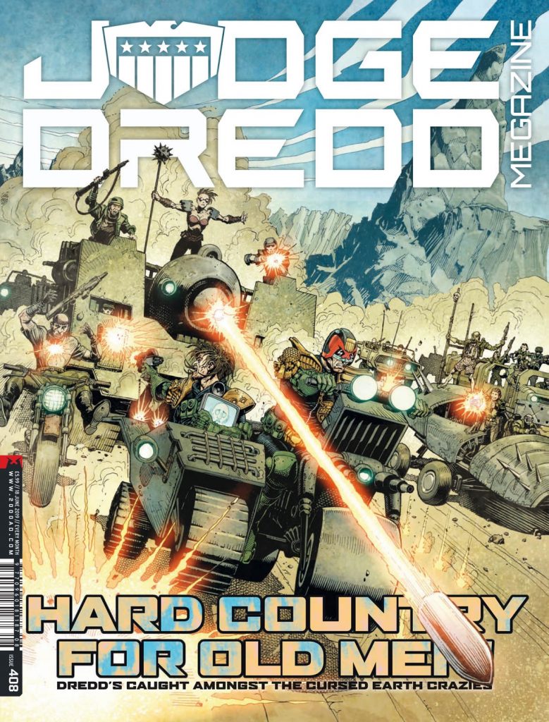 Judge Dredd Megazine 408 Cover