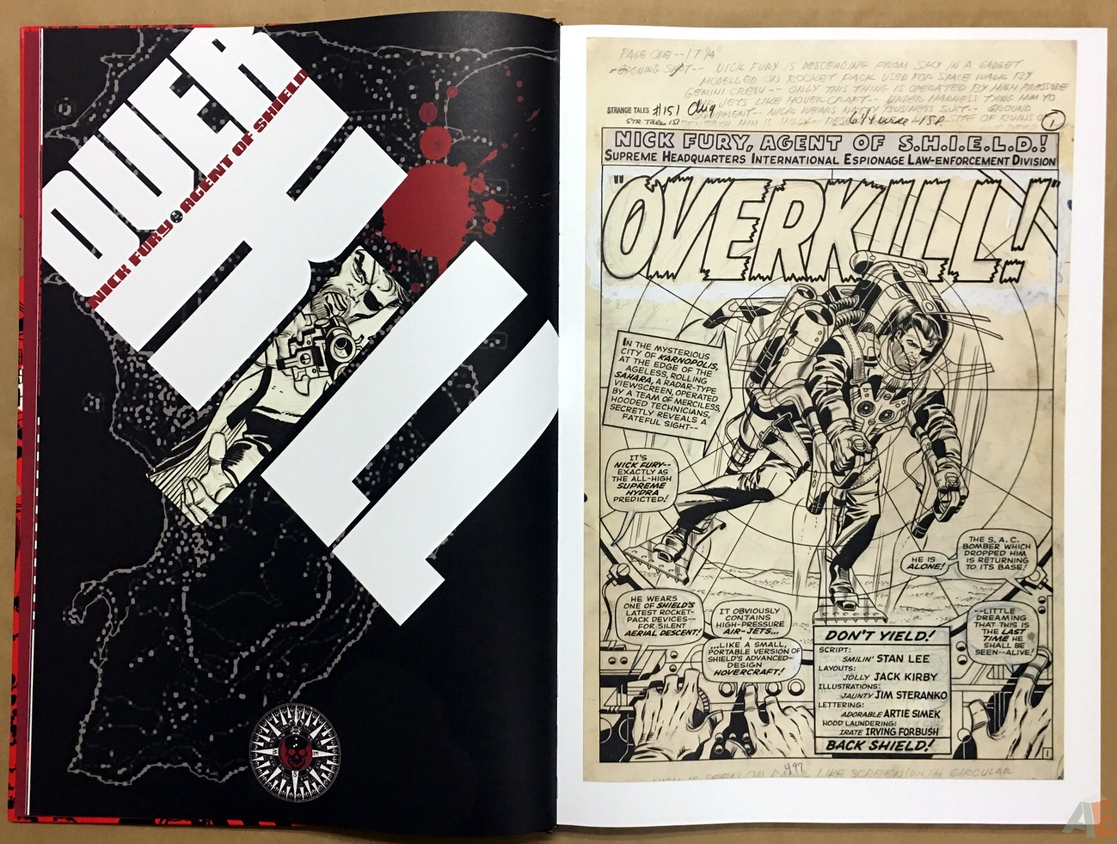 Steranko: Nick Fury Agent of SHIELD: Artist's Edition - Sample Pages