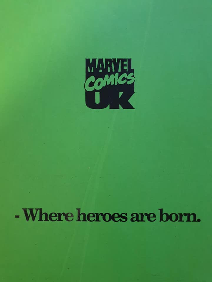 United Kingdom Comic Art Convention Marvel UK Booklet
