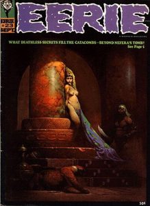 Eerie Magazine #23 - Egyptian Queen Cover by Frank Frazetta