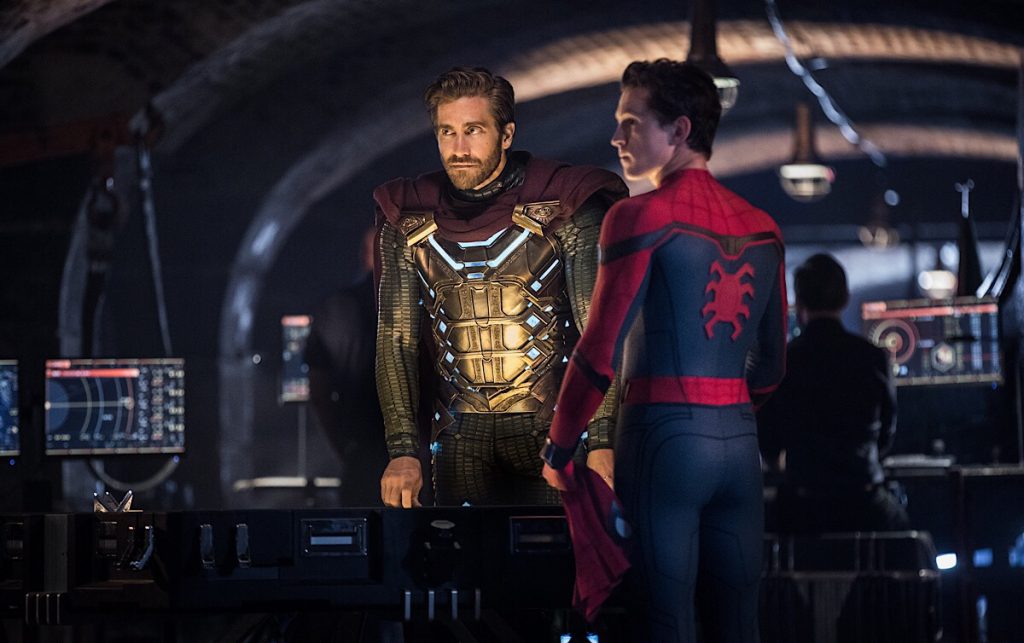 Jake Gyllenhaal and Tom Holland star in Columbia Pictures' Spider-Man: Far From Home
