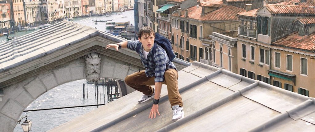 Tom Holland is Peter Parker, in Columbia Pictures' in Columbia Pictures' Spider-Man: Far From Home