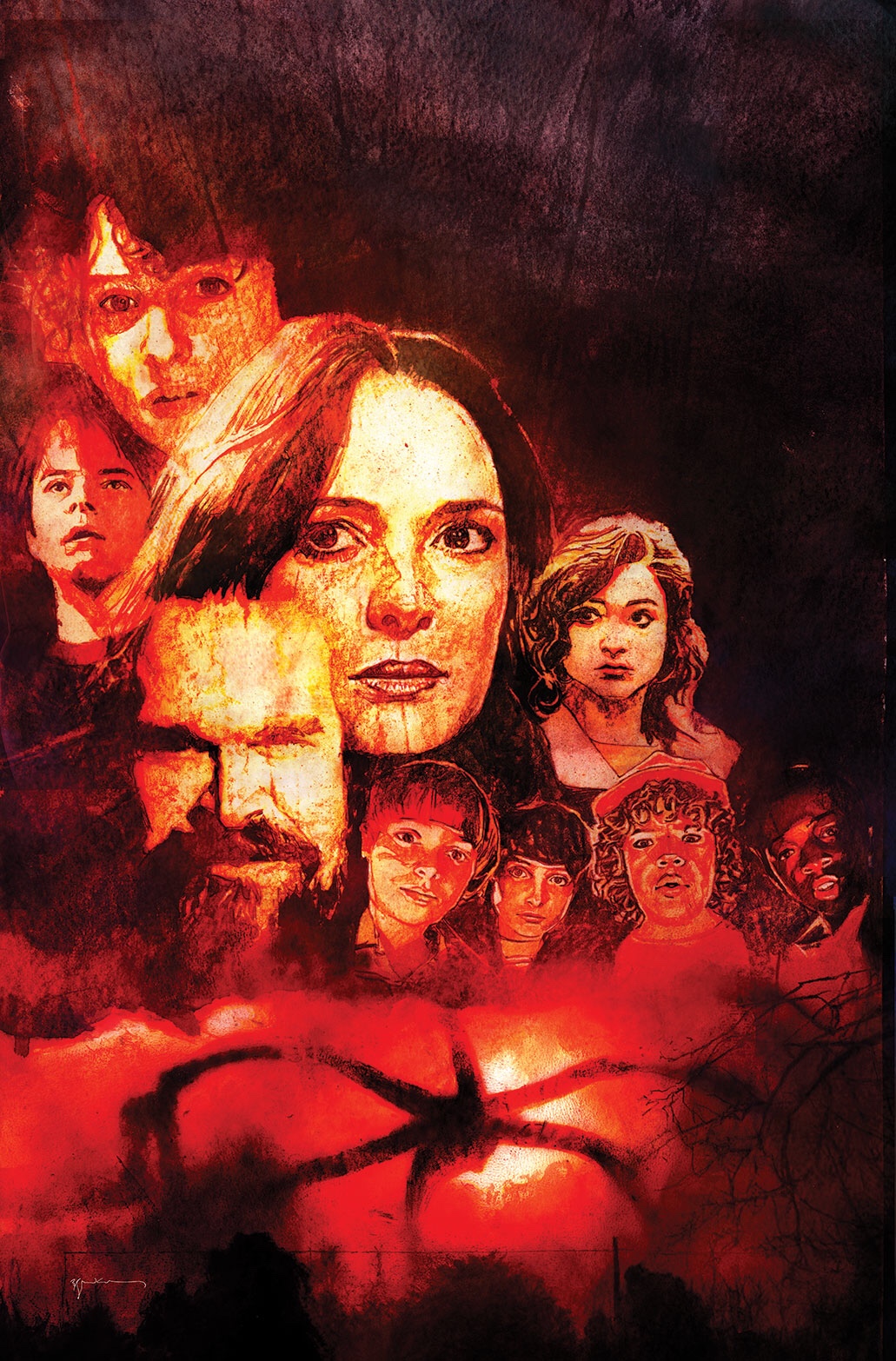 Visions from the Upside Down: A Stranger Things Art Book - art by Bill Sienkiewicz