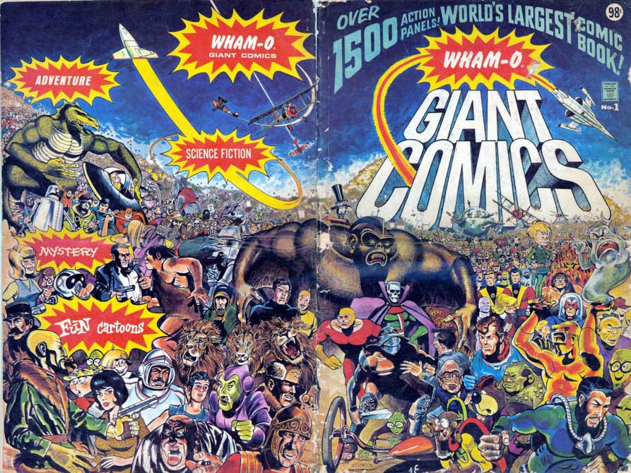 Wham-O Giant Comics #1 - Wraparound Cover