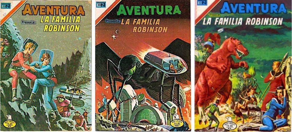 Space Family Robinson in Mexico, appearing in Aventura from 1979 onwards 