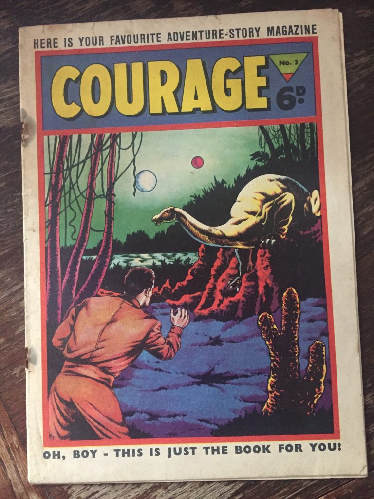 L. Miller's Courage #3. The cover is believed to be the work of Mick Anglo