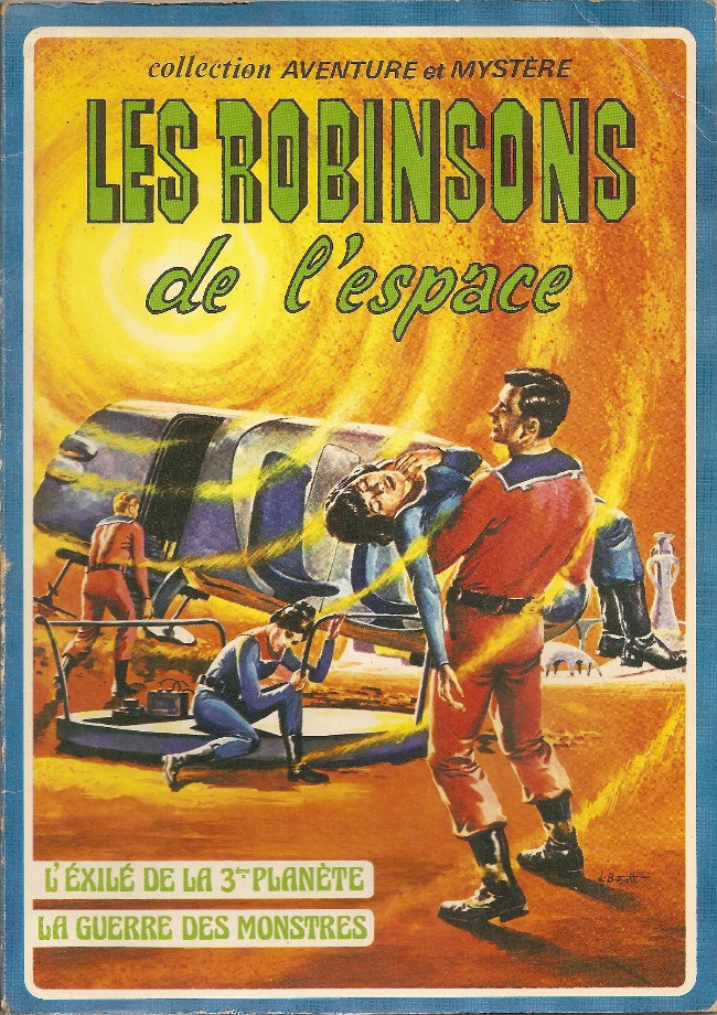 The first French collection of Space Family Robinson, published as Les robinsons de l'espace, in 1976