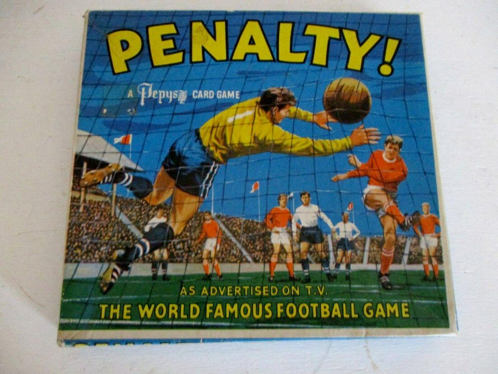 Penalty - Pepys Football Card Game Cover Art - As published