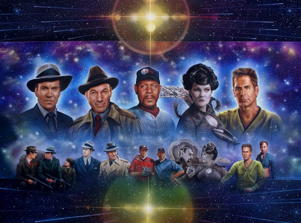 Star Trek - The Five Captains Trading Places  by Keith Birdsong
