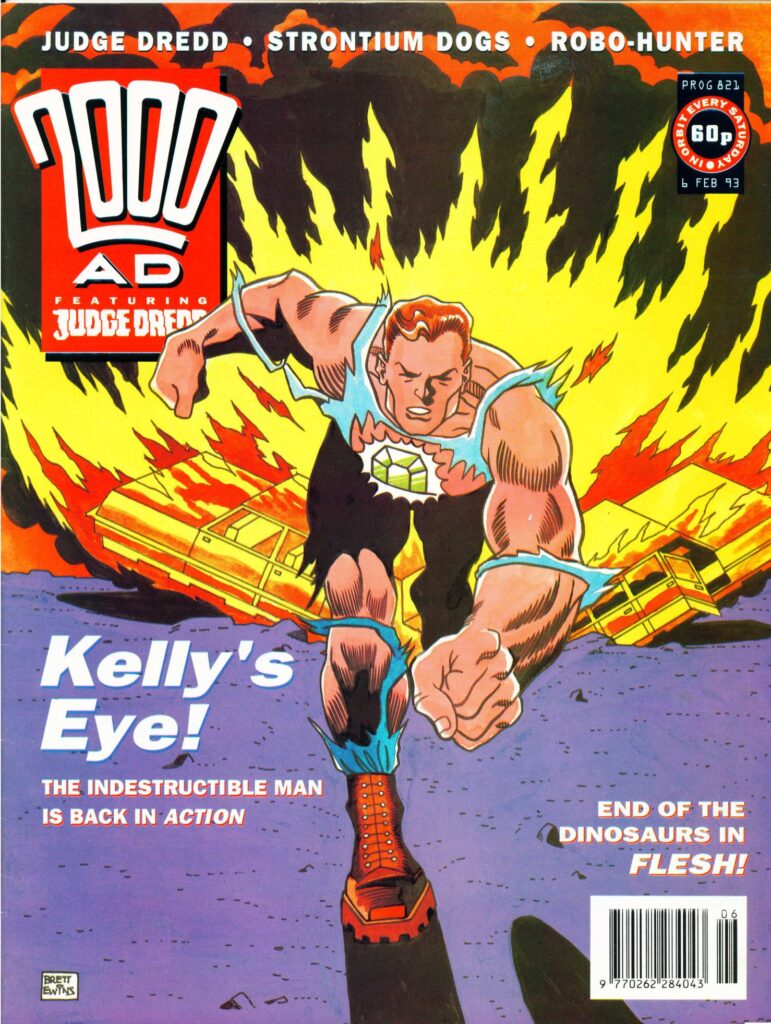 2000AD Prog 821 featuring Kelly's Eye