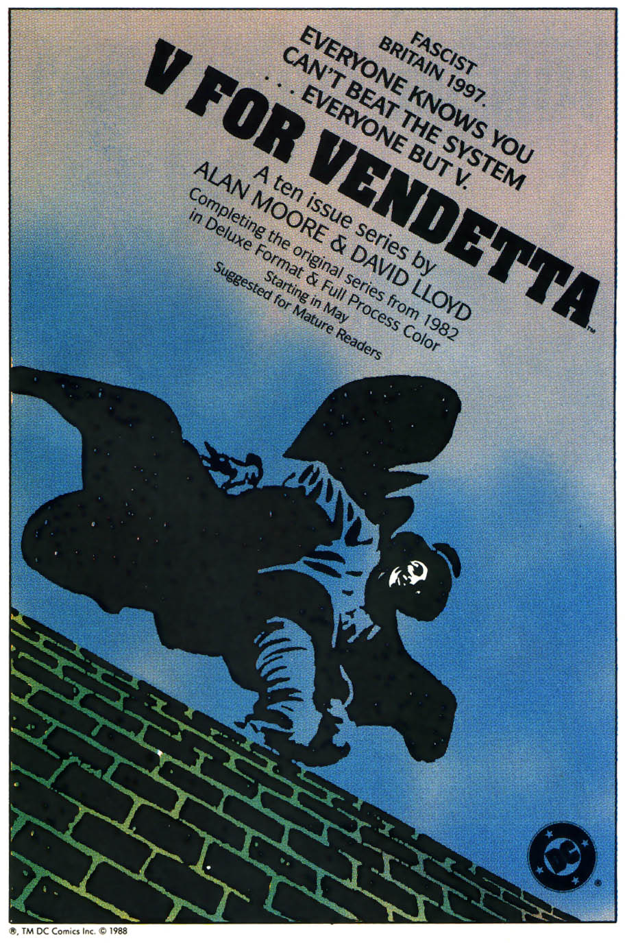 V for Vendetta Mini Series ad 1988