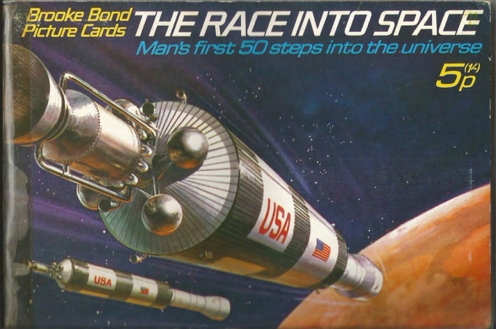 Brooke Bond "The Race into Space" Tea Card Album Cover