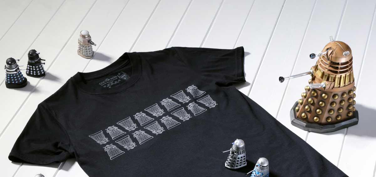 Hero Collector Doctor Who Dalek t-shirt 2019 SNIP
