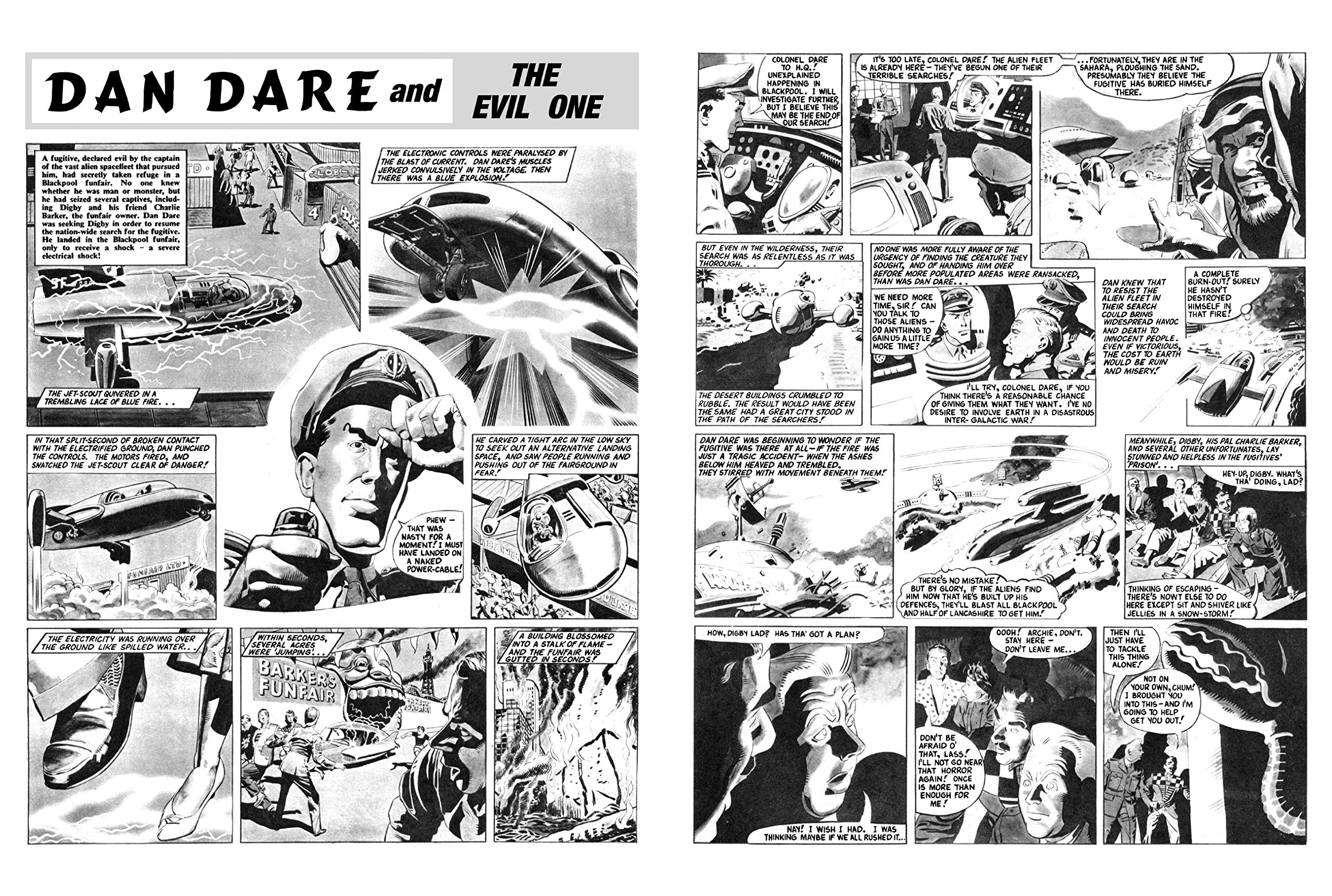 Dan Dare: The Evil One - Sample Art