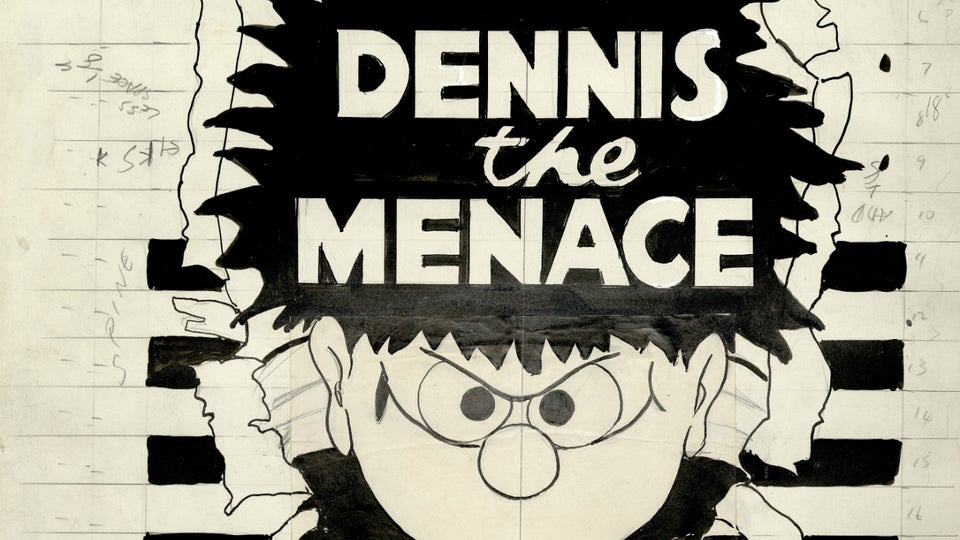 Dennis the Menace - early art © Beano Studios/ DC Thomson