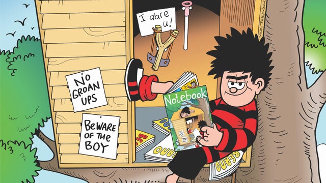 Dennis the Menace in a Treehouse © Beano Studios/ DC Thomson