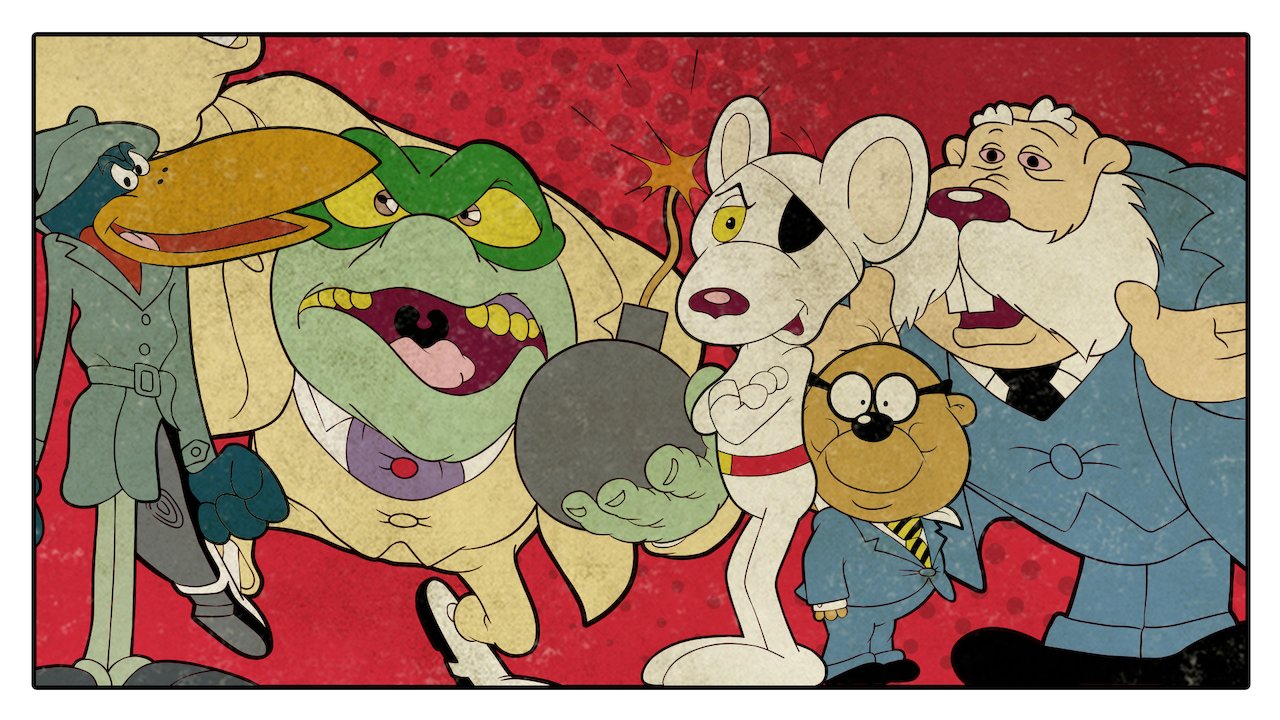 The classic Danger Mouse currently screens on Netflix in the UK