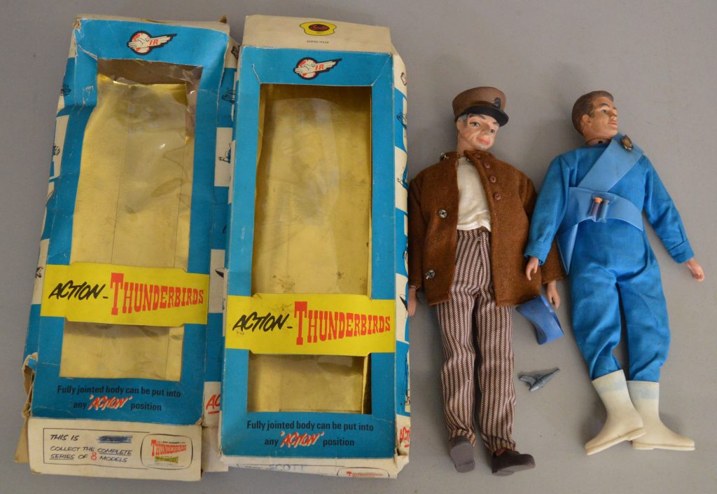 Fairylite "Thunderbirds" Figures - Scott Tracy and Parker