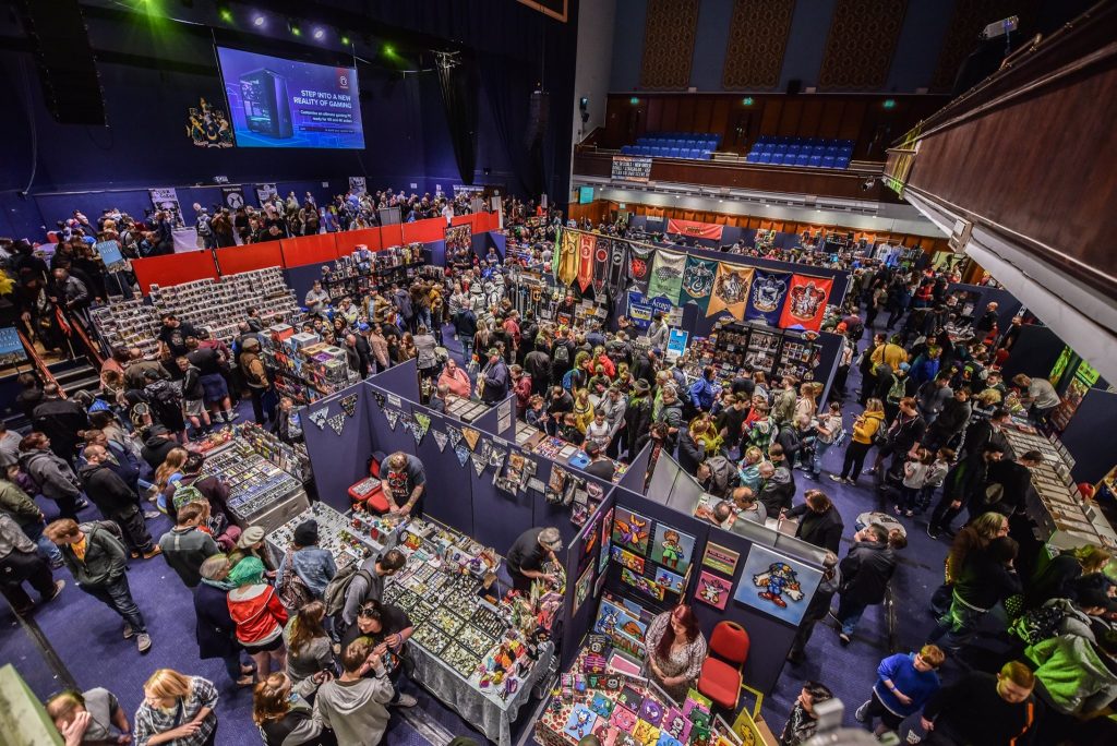The main creator and dealers room at 2019 Portsmouth Comic Con. Image: Portsmouth Comic Con