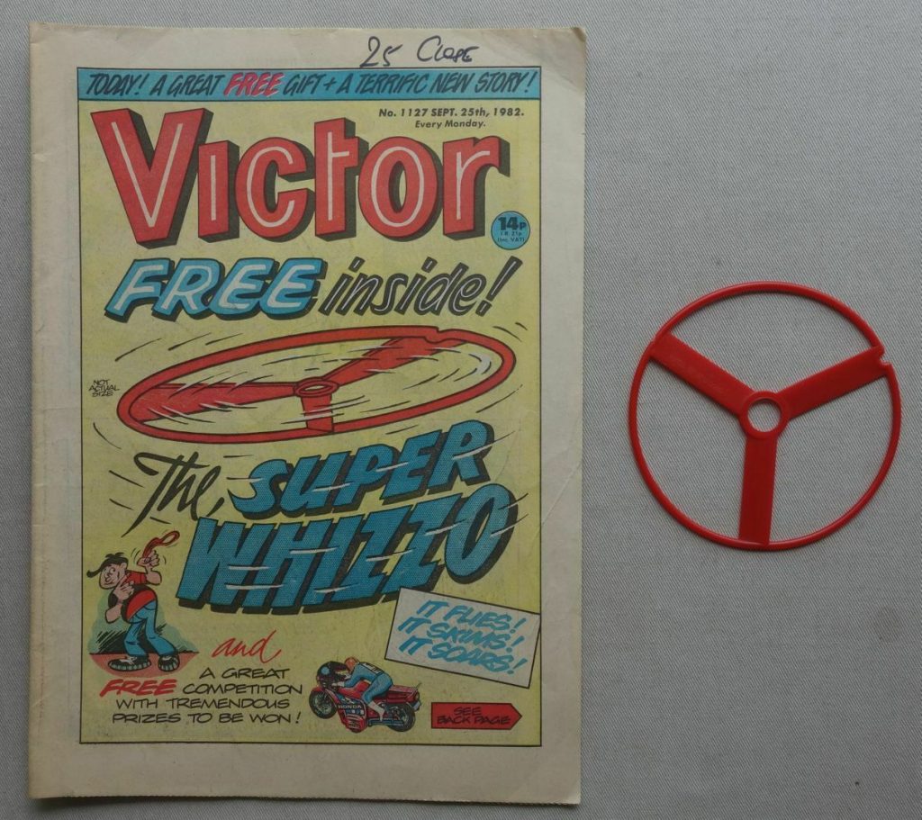Victor 1127, published in 1982 - and free gift