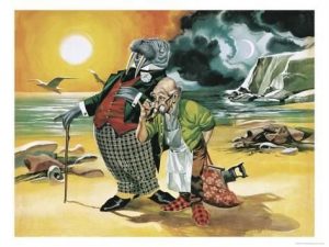 The Walrus and the Carpenter by Ron Embleton, from "Alice in Wonderland"