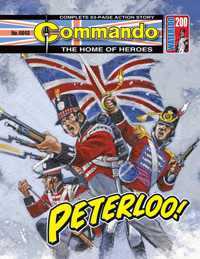 Commando Issue 4843 - "Peterloo!” Cover, set at Waterloo, by Carlos Pino