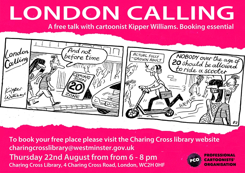 Kipper Williams: London Calling - Thursday 22 August 2019, 6 - 8.00pm