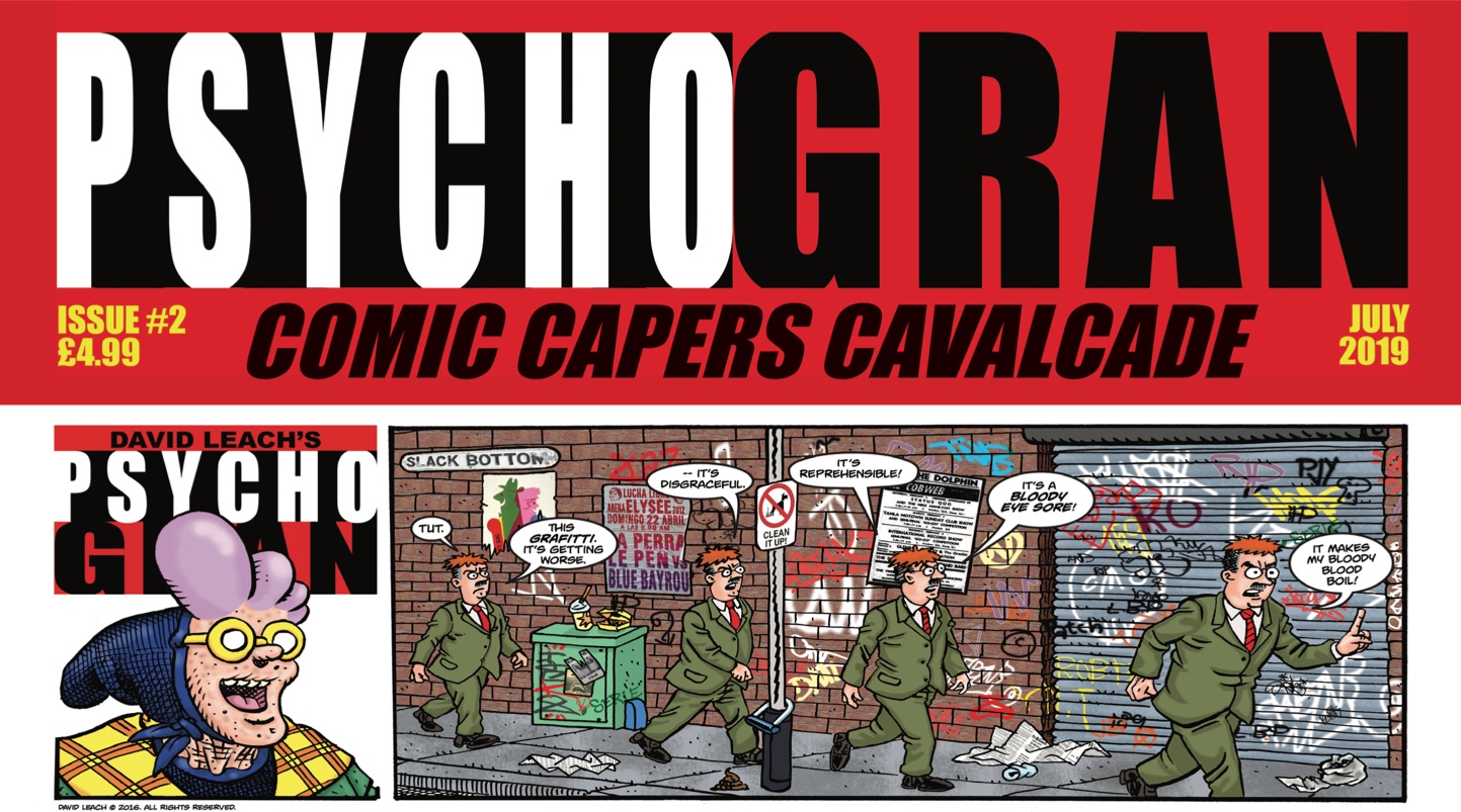 Psycho Gran Comic Capers Cavalcade #2 Cover SNIP