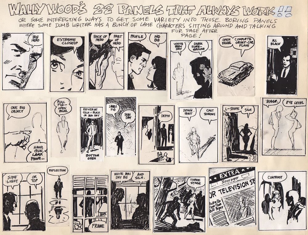 Wally Wood's "22 Panels That Always Work", compiled by Larry Hama
