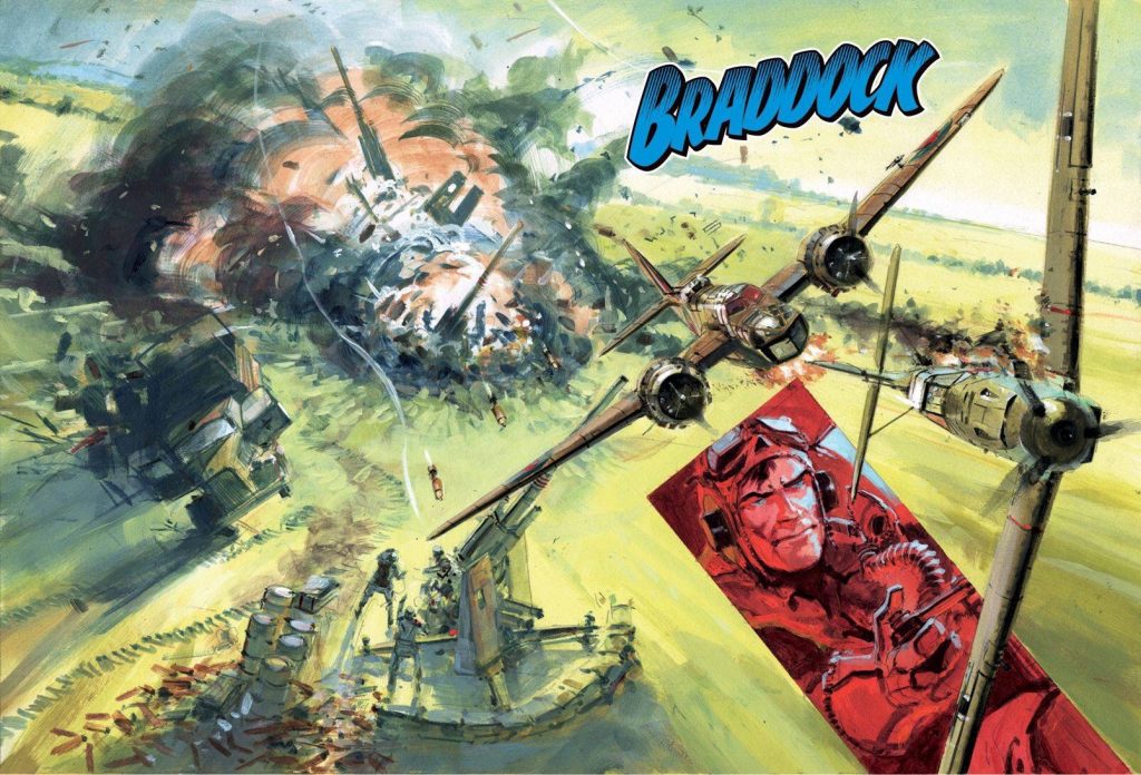 Commando Issue 5259 - the wraparound "Braddock" cover by Keith Burns