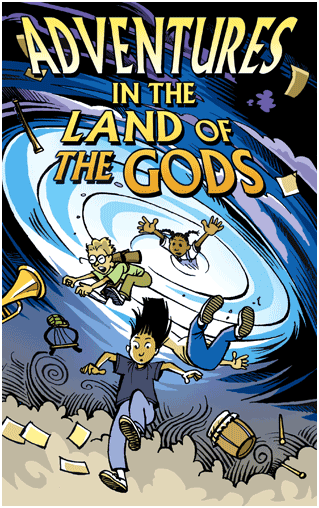 Cover art for "Adventures in the Land of New Gods" by Loose Nut Studios/Brandon Bolt