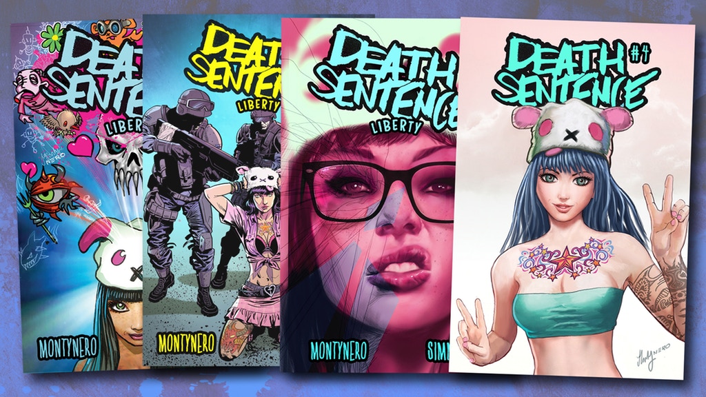 Death Sentence Liberty - Issues 1 t o4 - Covers