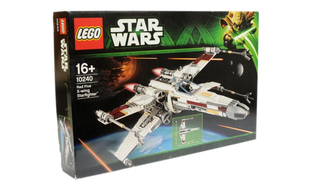 Lego 10240 Star Wars Red 5 X-Wing Starfighter - box still factory sealed & unopened from new, contents assumed Mint in Excellent factory sealed box with minor scuff marks to corners. Nice example.