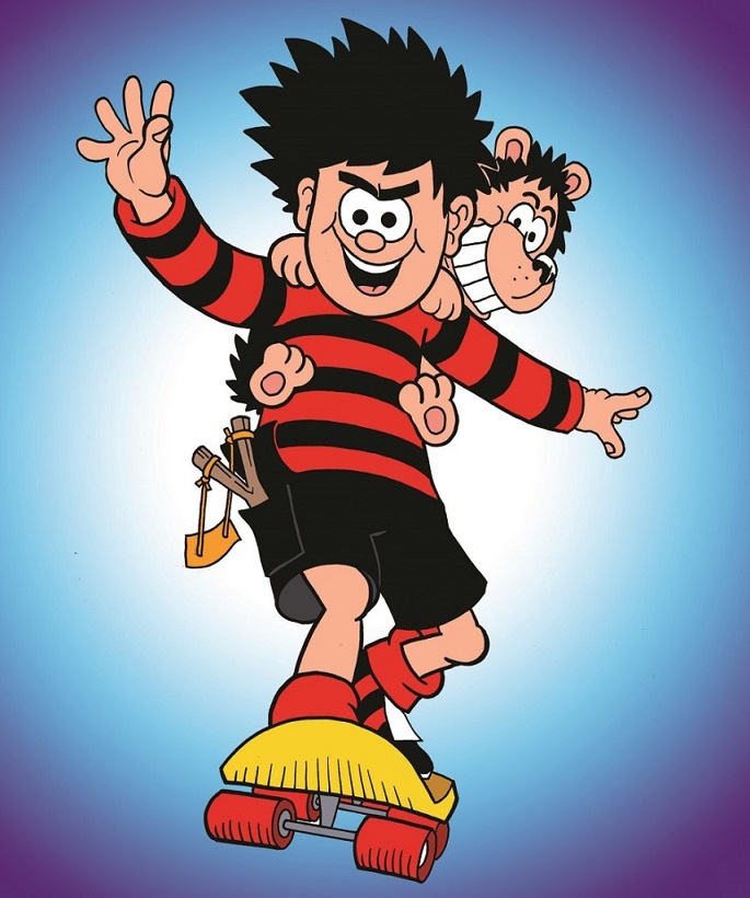 Dennis and Gnasher by Nigel Parkinson © Beano Studios