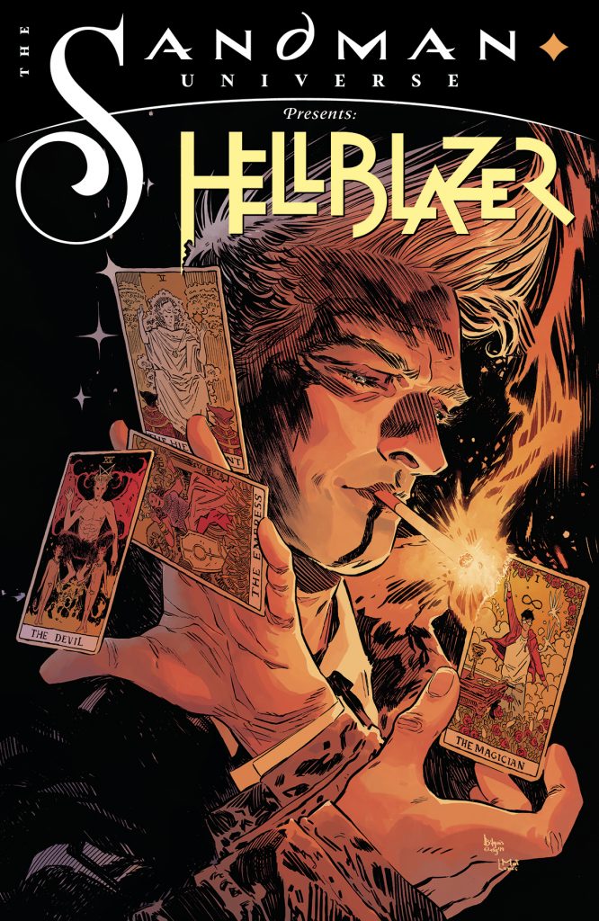 John Constantine cheated death and damnation more times than he can count, but never like this. Sandman Universe Presents Hellblazer, written by Si Spurrier, with art by Marcio Takara and cover by Bilquis Evely debuts 30th October 2019 from DC