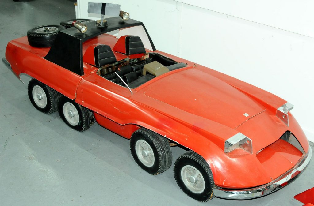 The sports car prop from Gerry Anderson's The Investigator. Image: Vectis