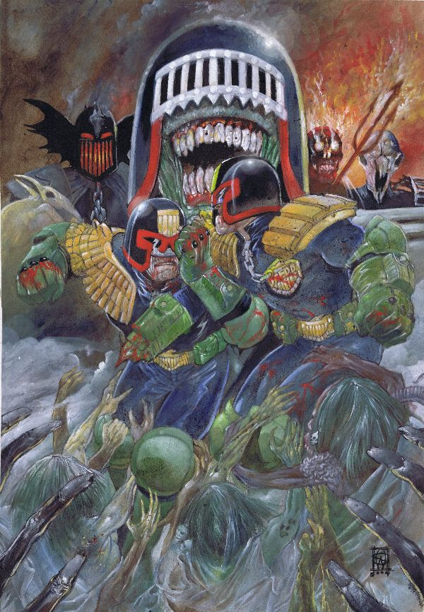 The 2000AD Poster Prog for subscribers to 2000AD features a brand new story written by Rob Williams and drawn by Will Simpson