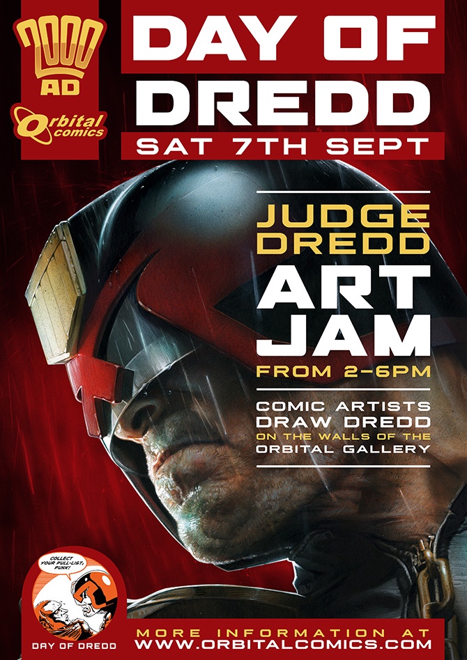 Orbital Comics - Day of Dredd Art Jam 2019