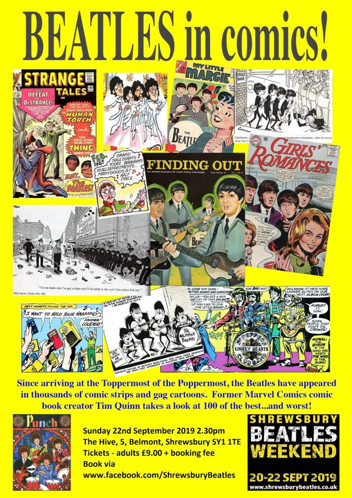 Shrewsbury Beatles Weekend - Beatles in Comics