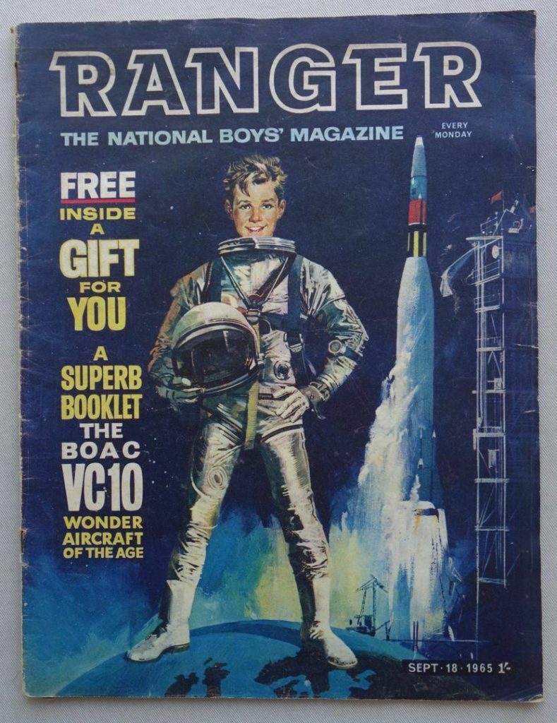 Ranger Issue One, cover dated 18th September 1965 - which includes the first appearance of "The Rise and Fall of the Trigan Empire" by MIke Butterworth and Don Lawrence