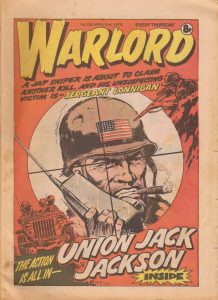 Warlord 239 Cover dated 23rd April 1979 - featuring Union Jack Jackson